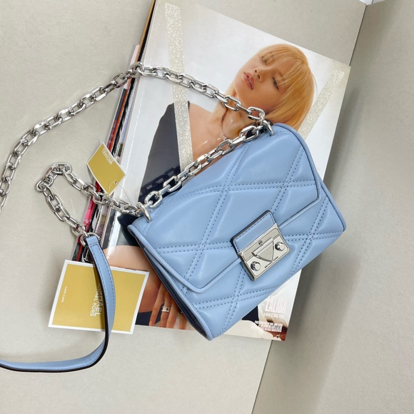 (new+tag) Michael Kors Serena small flap crossbody / shoulder bag - Picture 4 of 14